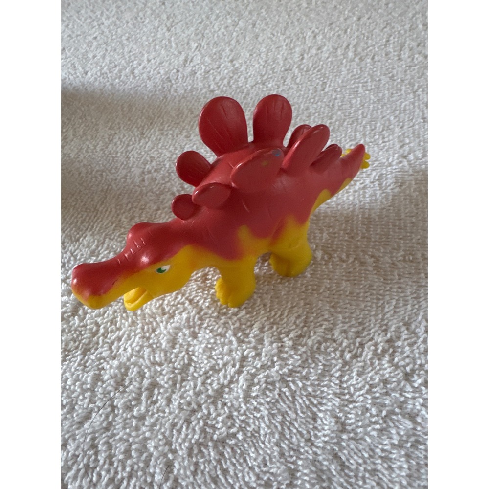 Vintage 2007 Dinosaur Toy Figure Lot 5pc T-Rex Stegosaurus Pterodactyl - Picture 6 of 7